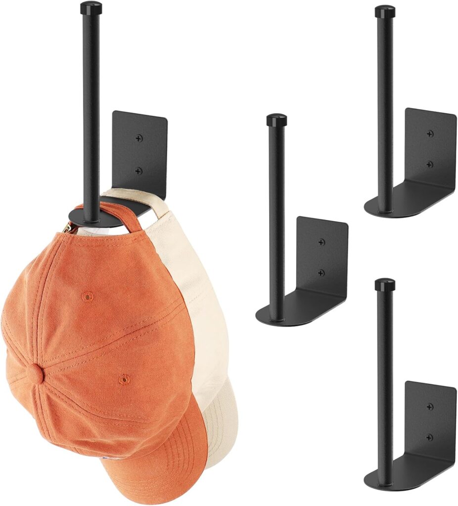 Durmmur 4 Pack Hat Racks for Baseball Caps