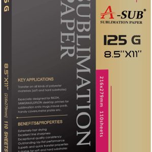 A-SUB Sublimation Paper 8.5x11