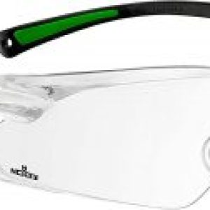 NoCry Safety Glasses with Clear Anti Fog Scratch Resistant Wrap-Around Lenses and No-Slip Grips, UV Protection. Adjustable