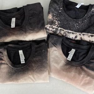 Reverse Tie-Dye Technique - Bleach Tie-Dye